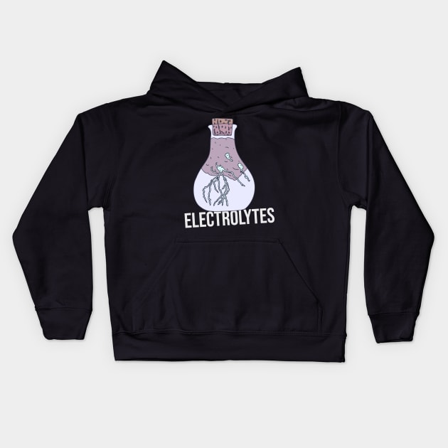 Electrolytes - Lightning in a Bottle Kids Hoodie by DeWinnes